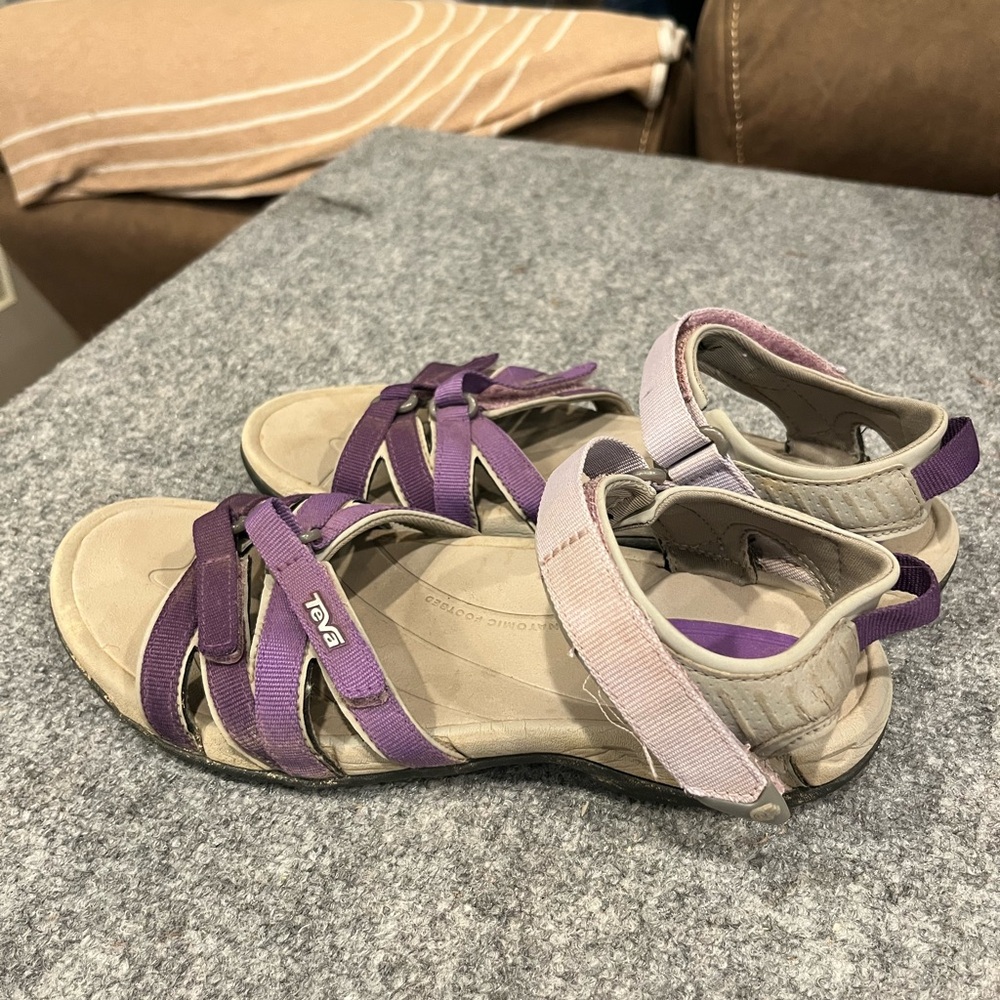 TEVA TIRRA DEEP LAVENDER GRADIENT SANDALS Size 8.5 - Picture 5 of 12